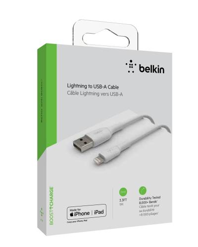 belkin Lightning to USB-A Cable (1m / 3.3ft, Black)