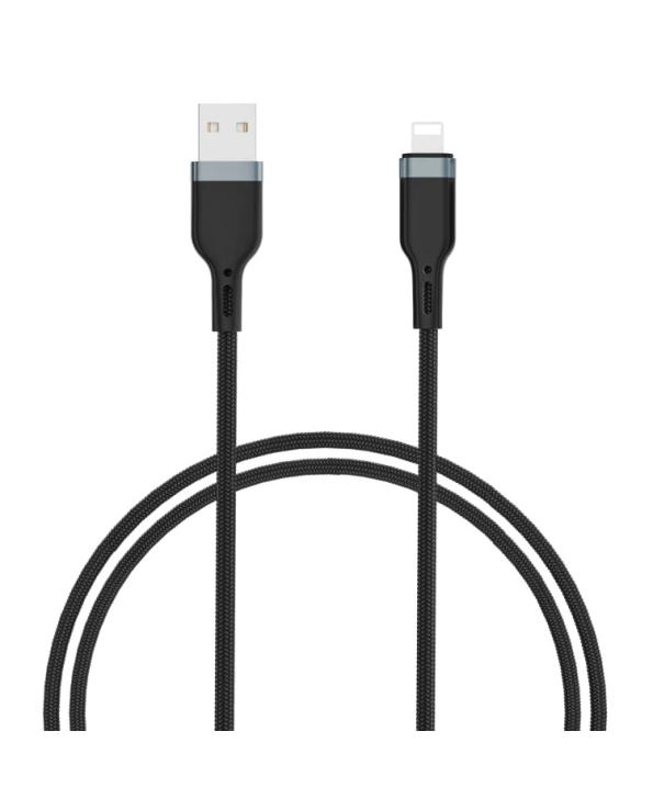 WIWU PT01 PLATINUM CABLE USB TO LIGHTNING 1.2M - BLACK