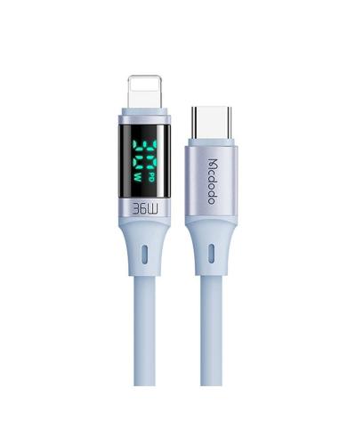 Mcdodo CA-1930 / CA-1932 36W PD USB Data Cable / Type-C to iP Fast Quick Charge / Digital Display