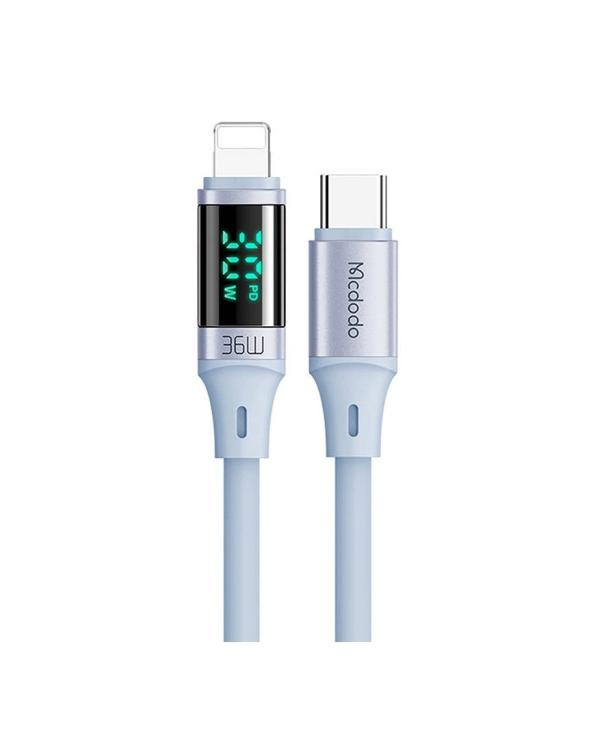 Mcdodo CA-1930 / CA-1932 36W PD USB Data Cable / Type-C to iP Fast Quick Charge / Digital Display