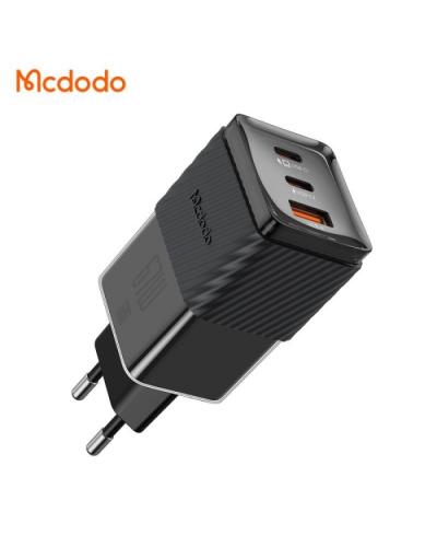 Charger GaN 65W Mcdodo CH-1501, 2x USB-C, USB-A (black)