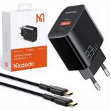Mcdodo Wall Charger USB & USB-C / 33 W & USB-C Cable - Black CH-0922
