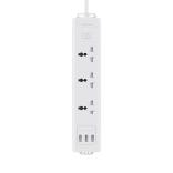 Linkcomn LC-PS303 EU 3M 3-Sockets + 3 USB Power Strip