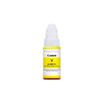 Canon Pixma INK GI-490 PGB Y Yellow Original Ink Refill (Yellow INK BOTTLE) – [0666C001AA]