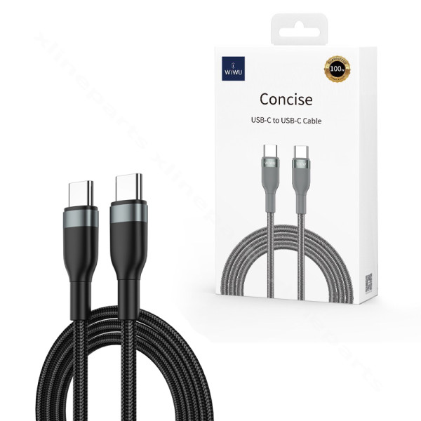 WIWU WI-C017 CONCISE 100W TYPE-C TO TYPE-C CHARGING CABLE 1.2M