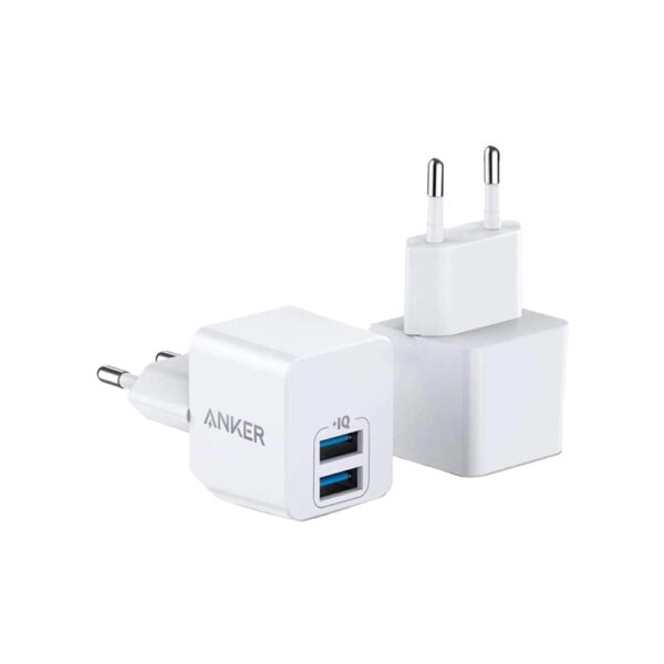 Anker A2620 PowerPort Mini 12W Dual Port Wall Charger