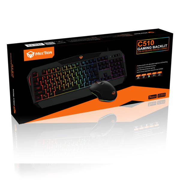 MEETION Backlit Gaming Combo 2 in 1 C510 - Image 2