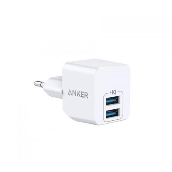 Anker A2620 PowerPort Mini 12W Dual Port Wall Charger - Image 2