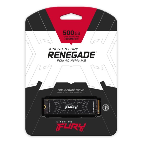 Kingston FURY Renegade 500GB PCIe 4.0 NVMe M.2 SSD