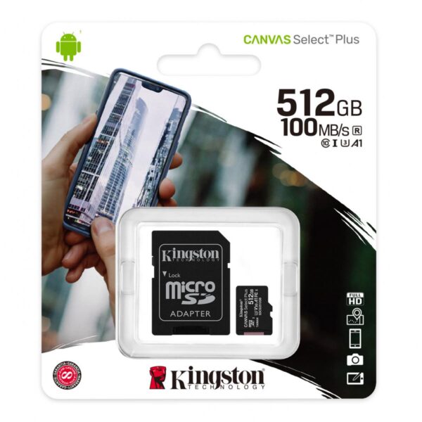 Kingston 512GB Canvas Select Plus microSD - Image 2