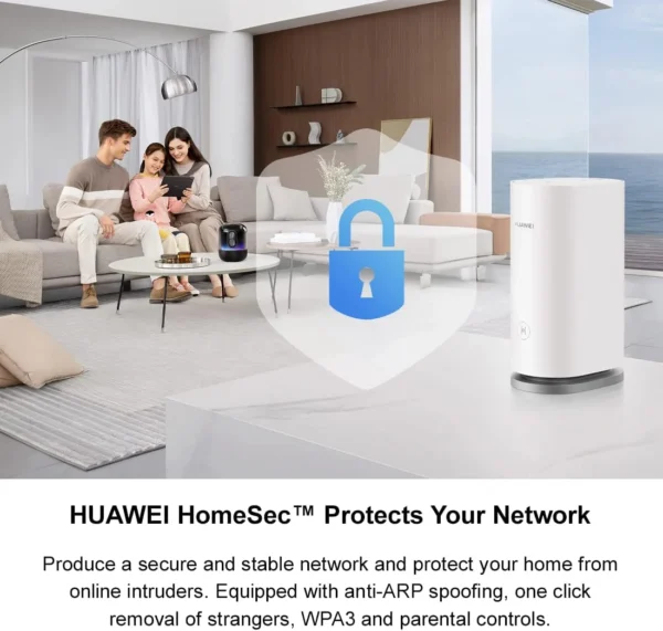 HUAWEI WiFi Mesh 3 AX3000 Whole Home Mesh WiFi System Seamless & Speedy Up to 3000Mbps - Image 5