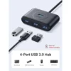 UGREEN USB 3.0 Hub with 1M Long Cable, 4 Port USB Splitter Support 5Gbps Data Transfer - Image 5