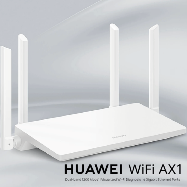 HUAWEI WiFi Wireless AX1 Router AC1200 - 5 GHz & 2.4 Ghz Support , 4 Gigabit Ethernet LAN, Multi Mode