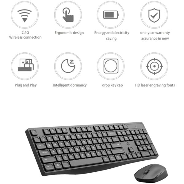 HP CS10 Wireless Keyboard and Mouse Combo - Image 2