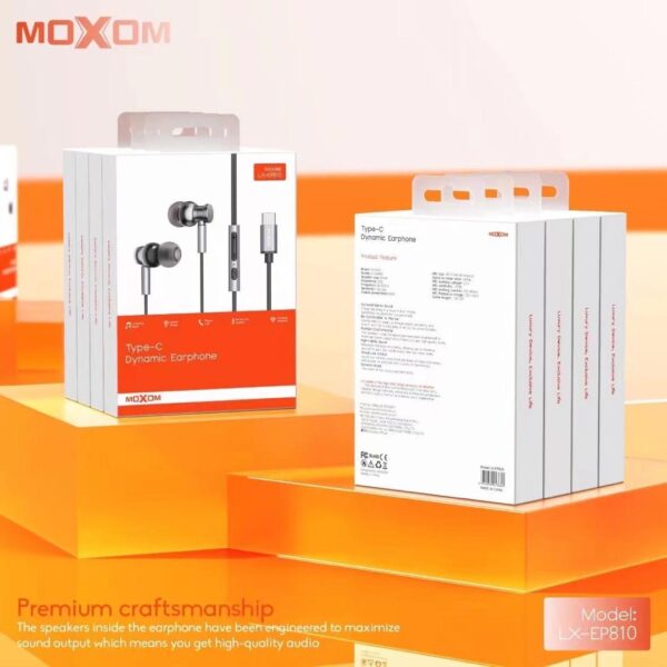 MOXOM DYNAMIC EARPHONE TYPE C LX-EP810