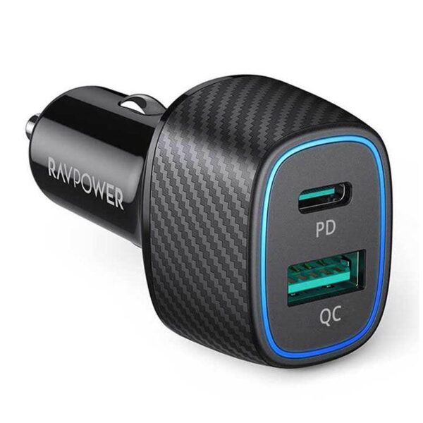 RAVPower PD Pioneer 48W 2-Port USB Car Charger