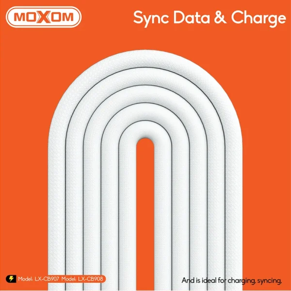 Moxom LX-CB907 C-C rapid charging cable Charging Cable 240W 1M - Image 2