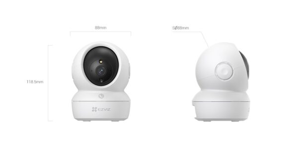 EZVIZ  H6C Pro Type-C Wi-Fi Camera|Colour Night Vision| Two-Way Calling Security Camera  (1 Channel) - Image 2