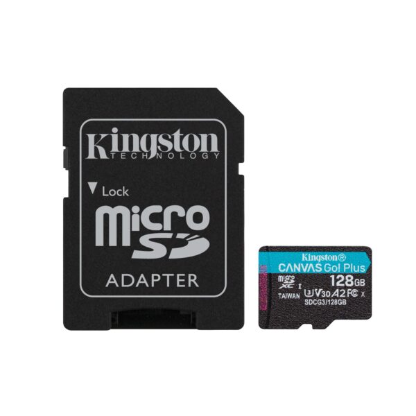 Kingston 128GB CANVAS GO! PLUS microSD [ SDCG3/128GB ]