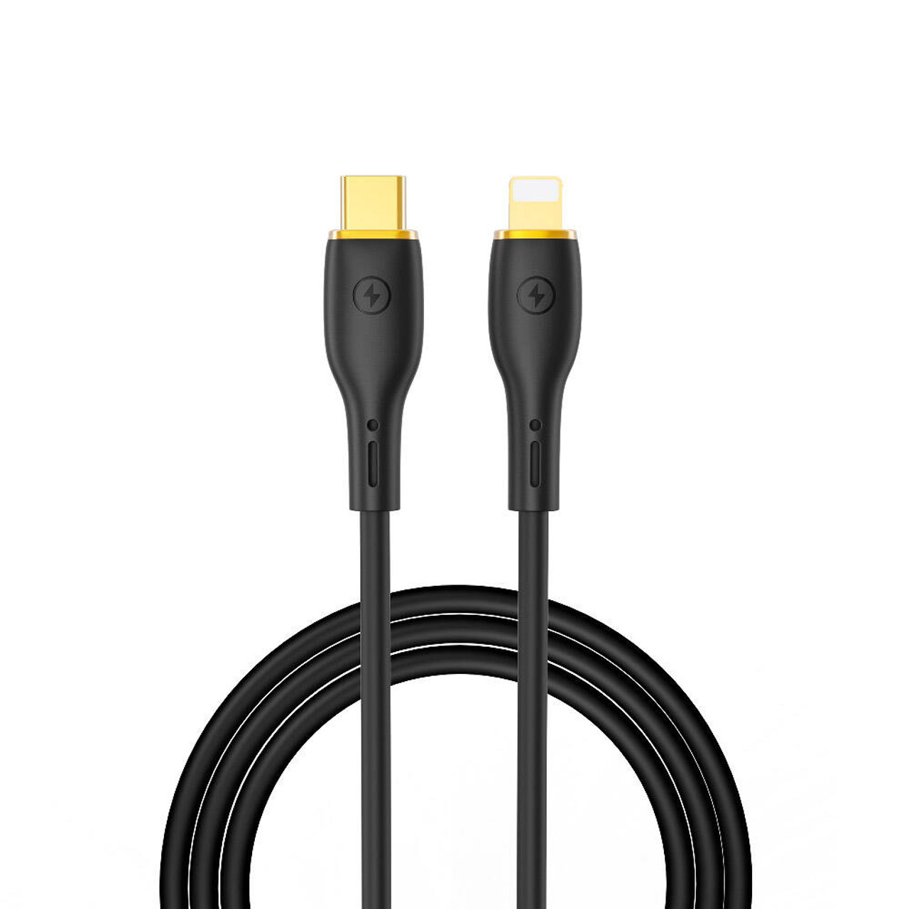 WIWU Vigor Cable Wi-C018 C-L USB C to Lightning Cable/ 30W Black
