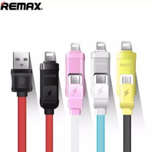 Remax Data Cable 2 in 1: Micro USB & Lightning