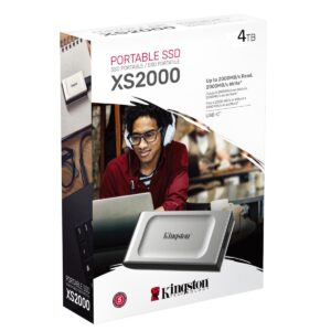 Kingston XS2000 4TB Portable SSD High-performance external drive [ SX2000/4000G ]