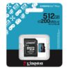 Kingston 512GB Canvas Go! Plus microSD – up to 200MB/s read – SDCG4/512GB
