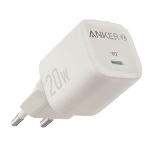 Anker Zolo Charger USB-C Output Wall Charger 20W PD 3.0 White A2699L21