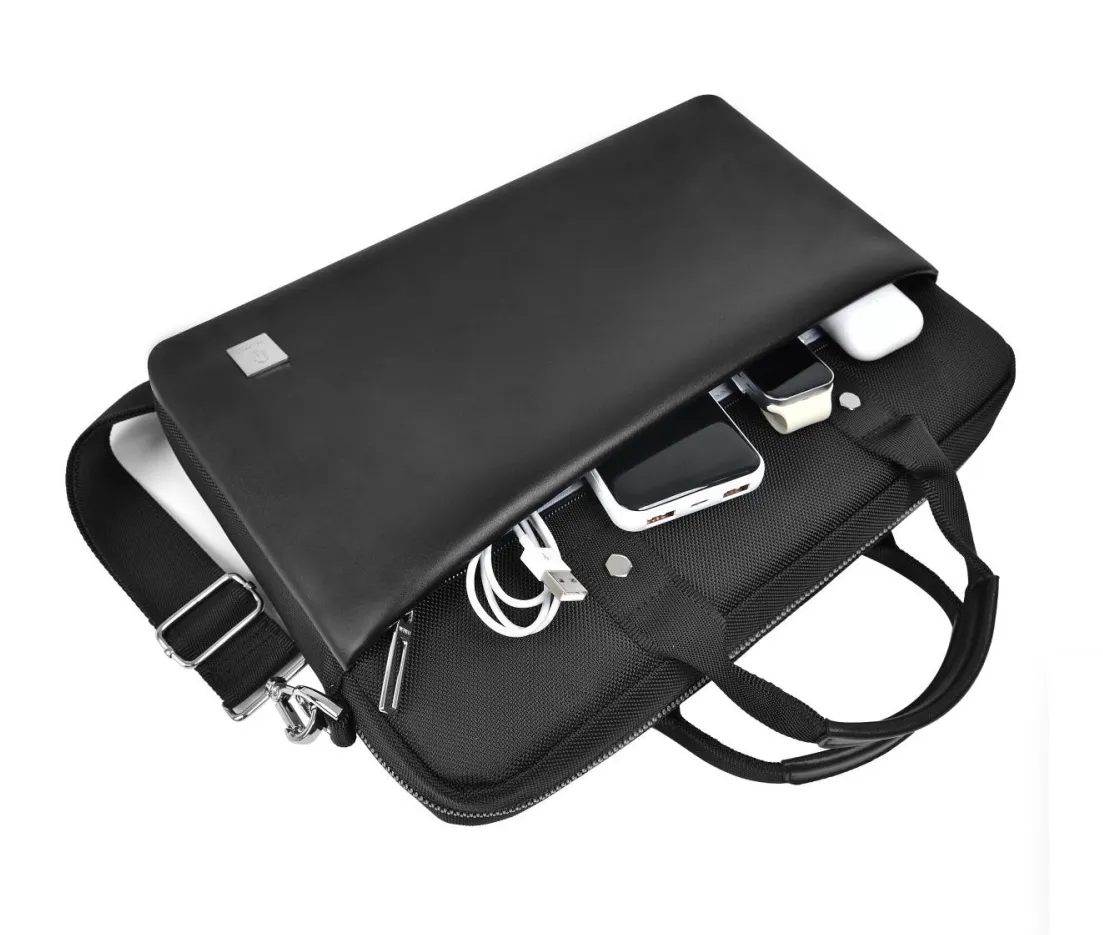 WiWU Laptop Briefcase Bag Handbag With strap Business Hali Laptop Bag 14 15.6 - Image 3