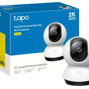 TP-Link Tapo C220 Pan/Tilt Home Security Wi-Fi Camera – 2K QHD– two way audio