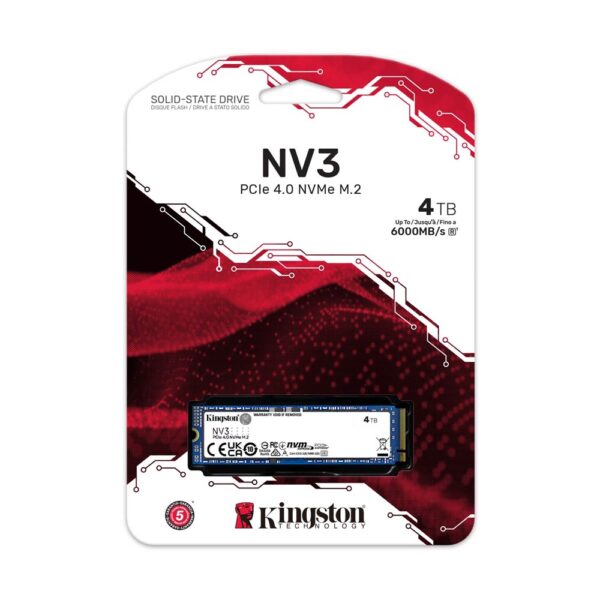 Kingston NV3 4TB PCIe 4.0 NVMe SSD