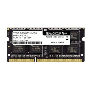 TEAMGROUP ELITE DDR3 LAPTOP MEMORY 8GB 1600 LOW VOLTAGE