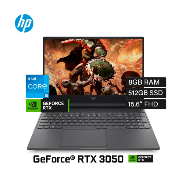 HP VICTUS 15 GAMING LAPTOP - 13th Gen Intel Core i5-13420H - RTX 3050 6GB - 144 Hz 512G SSD