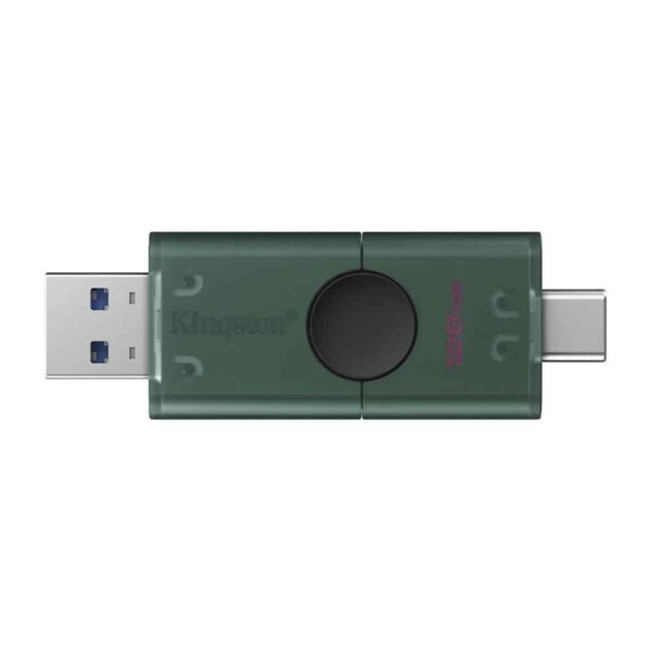 DataTraveler® Duo USB Flash Drive With dual USB-A/C moving cap design 128GB | Flash memory | FLASH Memory & Memory card | Storage