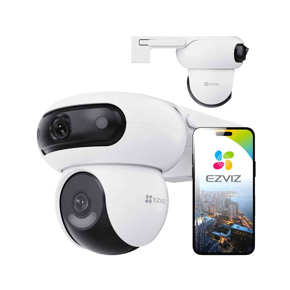 EZVIZ H90 Dual 2K⁺ & 2K⁺ Dual-Lens Pan & Tilt Wi-Fi Camera