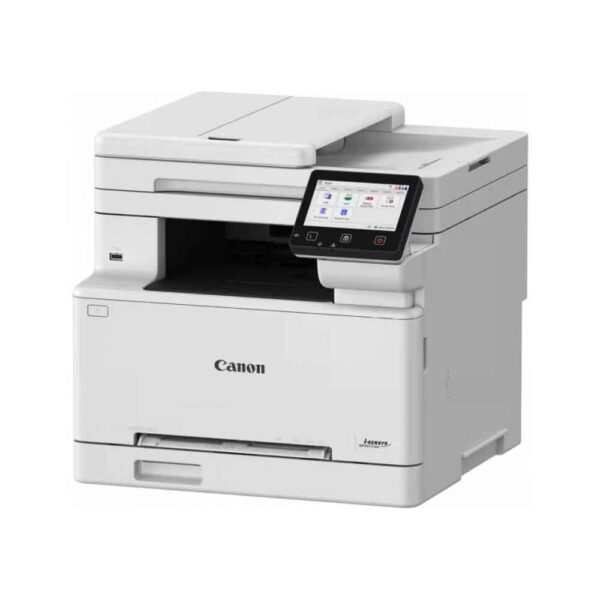 Canon i-SENSYS MF664Cdw Colour Laser Multi-Function Printer, 25 ppm Speed, 3-in-1 Print Scan Copy, Auto Duplex, Wireless & Gigabit Ethernet, Secure Print, White | Devices