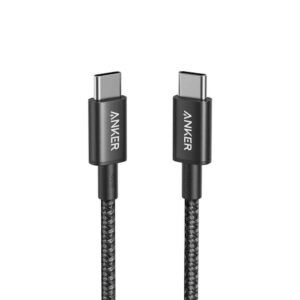 Anker New Nylon Usb-C To Usb-C 2.0 Cable 6Ft Black - 18 Month Warranty