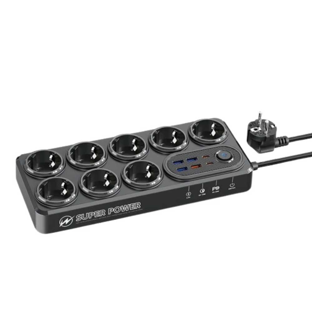 Moxom (ST22)14-Port Power Strip (2M)