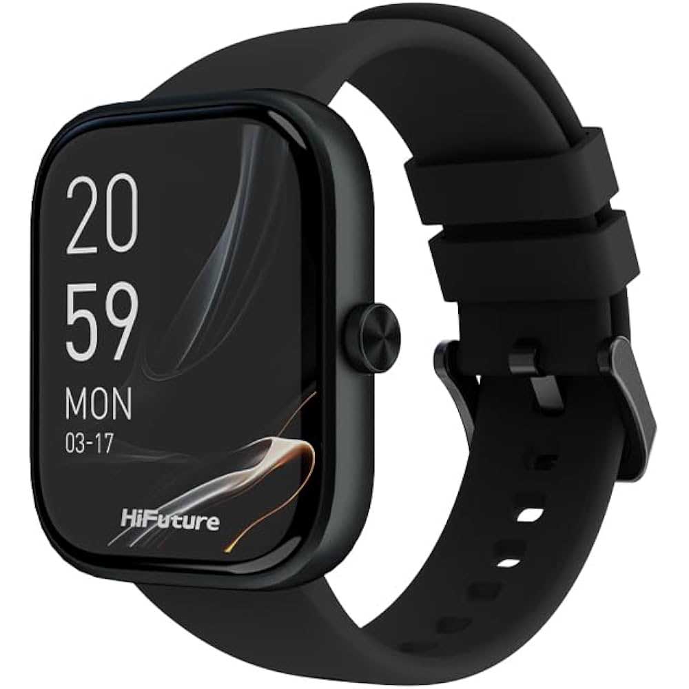 HiFuture LUME Smartwatch 1.85" IPS Display, Dual-Core Processor, 100+ Sports Modes, Built-in Wireless Calling, 24/7 Health Monitoring (Heart Rate, SpO2, Sleep), Ultra-Light Weight Sleek Design