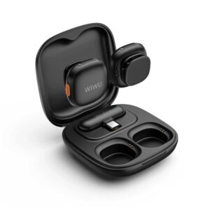 WiWU Wi-WM006 AI-Powered Noise-Cancelling Wireless Lavalier Microphone