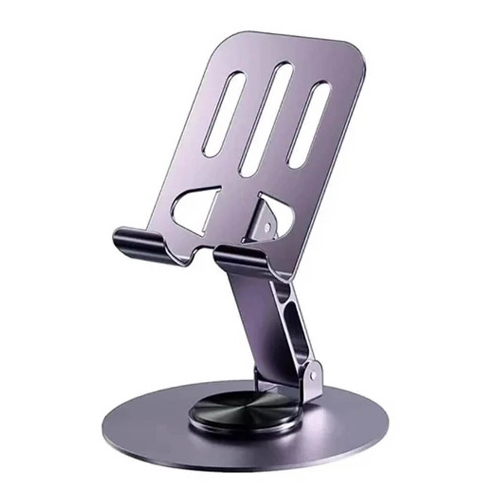 Collapsible Telescopic Bracket Stand for Mobile & Tablet, 90° Adjustable Angle, 360° Rotatable, Carbon Steel - Image 2