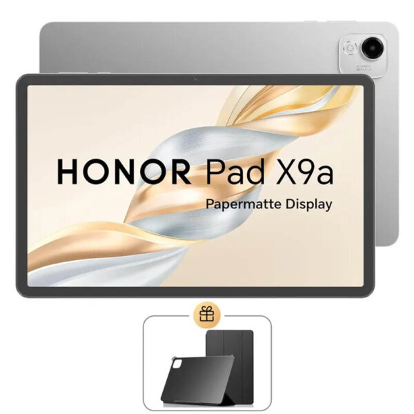 HONOR Pad X9a PaperMatte (2025) 11.0″ Android WIFI Tablet (128GB Storage / 8GB Memory) w/ Metal Unibody & Eye Comfort Display & BIG Battery + Free HONOR Cover + Honor Pencil , Space Grey | Tablets