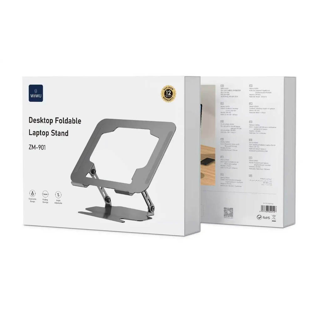 WiWU Desktop Foldable Laptop Stand ZM-901 - Image 3