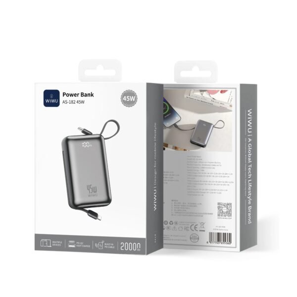 WiWU Galaxy Pro Max Power Bank AS-182 20000mAh | Accessories | Mobile Accessories WiWU Galaxy Pro Max Power Bank AS-182 20000mAh | Accessories | Mobile Accessories