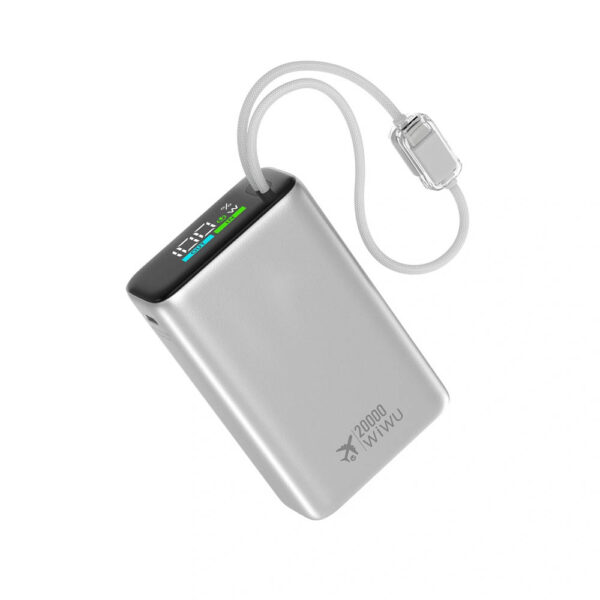 WiWU Power Plus Built-in Cable Power Bank Wi-P092 | Accessories | Mobile Accessories