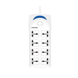 Linkcomn Power Strip LC-PS801 { 3M cord length / EU power plug / 8 Sockets }