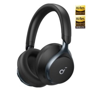 Anker SoundCore Space One Noise Down Noise Cancelling Bluetooth Wireless Headphone Jet Black A3035011
