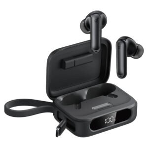Soundcore P41i by Anker Black, Adaptive Noise Cancelling Earbuds with Portable Phone Charger and Built-in Lightning Adapter, 12H Playtime, 192H with Case, 6-Mic AI Clear Calls, IPX5