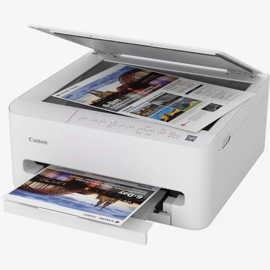 Canon PIXMA TS4140i – Wireless Inkjet All‑in‑One Printer, 1200×1200 dpi, Auto Duplex, 2 Ink Cartridges, Flatbed Scanner, Mobile Printing Support - Image 3