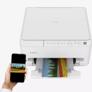 Canon PIXMA TS4140i – Wireless Inkjet All‑in‑One Printer, 1200×1200 dpi, Auto Duplex, 2 Ink Cartridges, Flatbed Scanner, Mobile Printing Support
